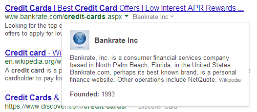 bankrate-knowledge-graph-serp-card