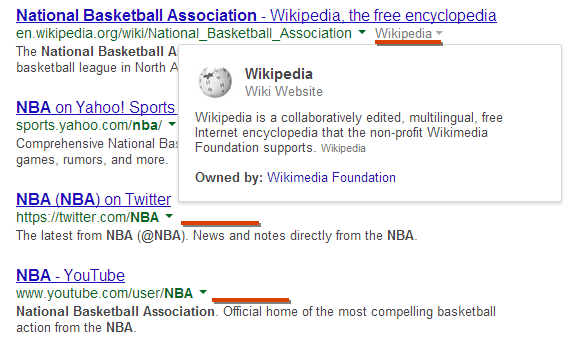 knowledge graph serp card doesn't show for all