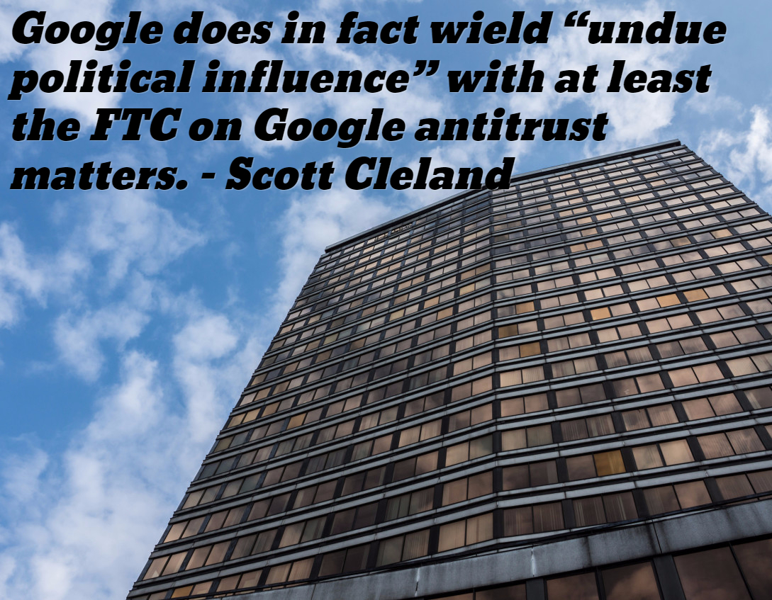 google undue political influence over ftc